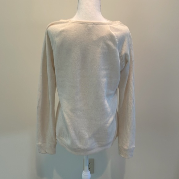 Express Cream Knit Sweater with Silver Embellishments - Picture 4 of 8